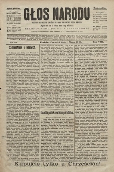 Głos Narodu : dziennik polityczny, założony w roku 1893 przez Józefa Rogosza (wydanie południowe). 1900, nr 49