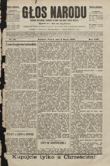 Głos Narodu : dziennik polityczny, założony w roku 1893 przez Józefa Rogosza (wydanie południowe). 1900, nr 50