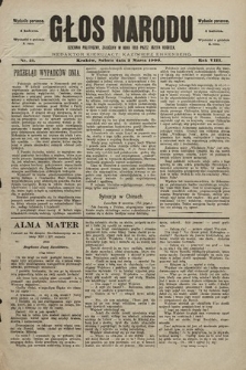 Głos Narodu : dziennik polityczny, założony w roku 1893 przez Józefa Rogosza (wydanie poranne). 1900, nr 51