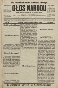 Głos Narodu : dziennik polityczny, założony w roku 1893 przez Józefa Rogosza (wydanie południowe). 1900, nr 52