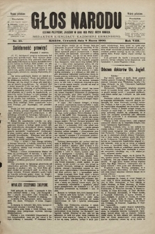 Głos Narodu : dziennik polityczny, założony w roku 1893 przez Józefa Rogosza (wydanie południowe). 1900, nr 55