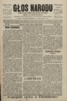 Głos Narodu : dziennik polityczny, założony w roku 1893 przez Józefa Rogosza (wydanie poranne). 1900, nr 56