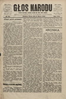 Głos Narodu : dziennik polityczny, założony w roku 1893 przez Józefa Rogosza (wydanie południowe). 1900, nr 60