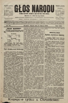 Głos Narodu : dziennik polityczny, założony w roku 1893 przez Józefa Rogosza (wydanie poranne). 1900, nr 62