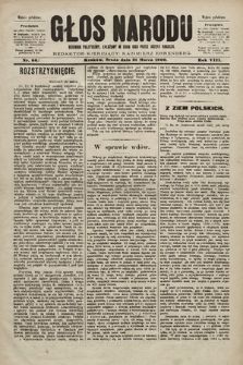 Głos Narodu : dziennik polityczny, założony w roku 1893 przez Józefa Rogosza (wydanie południowe). 1900, nr 66