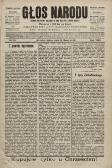 Głos Narodu : dziennik polityczny, założony w roku 1893 przez Józefa Rogosza (wydanie poranne). 1900, nr 75