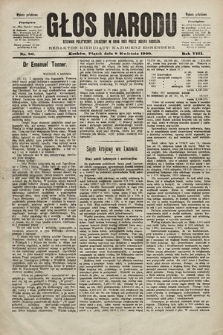 Głos Narodu : dziennik polityczny, założony w roku 1893 przez Józefa Rogosza (wydanie południowe). 1900, nr 80