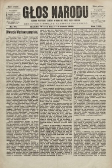 Głos Narodu : dziennik polityczny, założony w roku 1893 przez Józefa Rogosza (wydanie południowe). 1900, nr 88