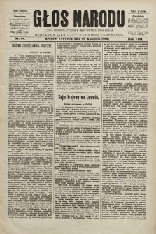 Głos Narodu : dziennik polityczny, założony w roku 1893 przez Józefa Rogosza (wydanie południowe). 1900, nr 96