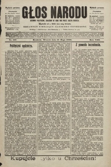 Głos Narodu : dziennik polityczny, założony w roku 1893 przez Józefa Rogosza (wydanie poranne). 1900, nr 110