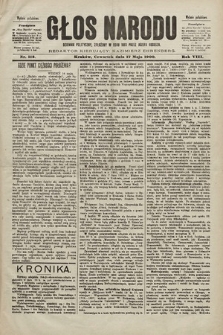 Głos Narodu : dziennik polityczny, założony w roku 1893 przez Józefa Rogosza (wydanie południowe). 1900, nr 112