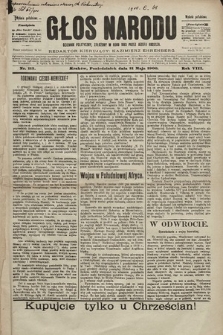 Głos Narodu : dziennik polityczny, założony w roku 1893 przez Józefa Rogosza (wydanie południowe). 1900, nr 115 [skonfiskowany]