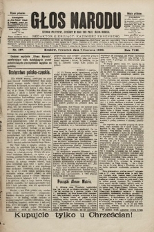 Głos Narodu : dziennik polityczny, założony w roku 1893 przez Józefa Rogosza (wydanie południowe). 1900, nr 128