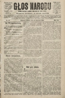 Głos Narodu : dziennik polityczny, założony w roku 1893 przez Józefa Rogosza (wydanie poranne). 1903, nr 10
