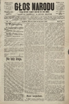 Głos Narodu : dziennik polityczny, założony w roku 1893 przez Józefa Rogosza (wydanie poranne). 1903, nr 13