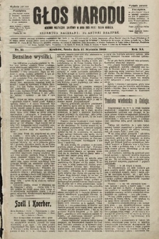 Głos Narodu : dziennik polityczny, założony w roku 1893 przez Józefa Rogosza (wydanie poranne). 1903, nr 21