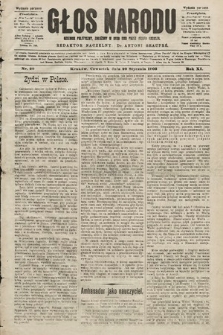 Głos Narodu : dziennik polityczny, założony w roku 1893 przez Józefa Rogosza (wydanie poranne). 1903, nr 29