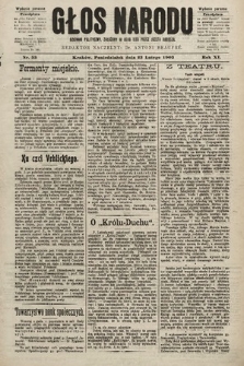 Głos Narodu : dziennik polityczny, założony w roku 1893 przez Józefa Rogosza (wydanie poranne). 1903, nr 53