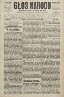 Głos Narodu : dziennik polityczny, założony w roku 1893 przez Józefa Rogosza (wydanie poranne). 1903, nr 69