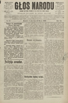 Głos Narodu : dziennik polityczny, założony w roku 1893 przez Józefa Rogosza (wydanie poranne). 1903, nr 83