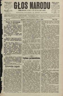 Głos Narodu : dziennik polityczny, założony w roku 1893 przez Józefa Rogosza (wydanie poranne). 1903, nr 89