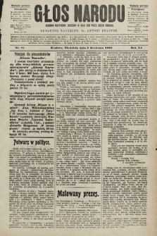 Głos Narodu : dziennik polityczny, założony w roku 1893 przez Józefa Rogosza (wydanie poranne). 1903, nr 94