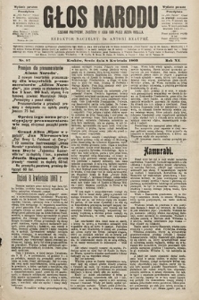 Głos Narodu : dziennik polityczny, założony w roku 1893 przez Józefa Rogosza (wydanie poranne). 1903, nr 97