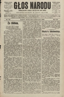 Głos Narodu : dziennik polityczny, założony w roku 1893 przez Józefa Rogosza (wydanie poranne). 1903, nr 105