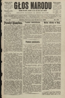 Głos Narodu : dziennik polityczny, założony w roku 1893 przez Józefa Rogosza (wydanie poranne). 1903, nr 110