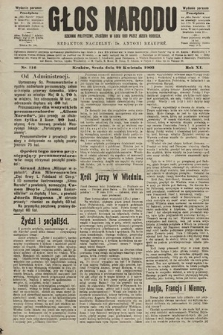 Głos Narodu : dziennik polityczny, założony w roku 1893 przez Józefa Rogosza (wydanie poranne). 1903, nr 116