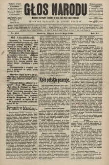 Głos Narodu : dziennik polityczny, założony w roku 1893 przez Józefa Rogosza (wydanie poranne). 1903, nr 122
