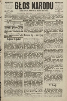 Głos Narodu : dziennik polityczny, założony w roku 1893 przez Józefa Rogosza (wydanie poranne). 1903, nr 130