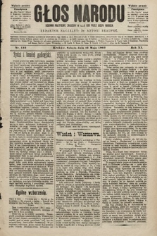 Głos Narodu : dziennik polityczny, założony w roku 1893 przez Józefa Rogosza (wydanie poranne). 1903, nr 133