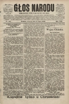 Głos Narodu : dziennik polityczny, założony w roku 1893 przez Józefa Rogosza (wydanie południowe). 1900, nr 160