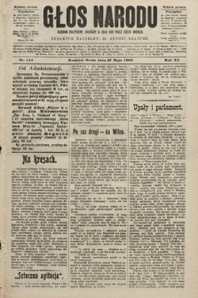 Głos Narodu : dziennik polityczny, założony w roku 1893 przez Józefa Rogosza (wydanie poranne). 1903, nr 144