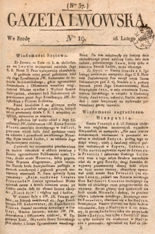 Gazeta Lwowska. 1820, nr 19