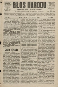 Głos Narodu : dziennik polityczny, założony w roku 1893 przez Józefa Rogosza (wydanie poranne). 1903, nr 150