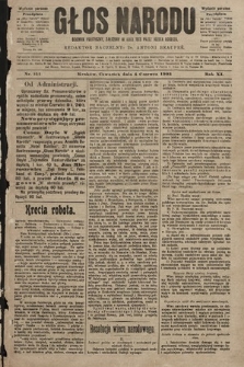 Głos Narodu : dziennik polityczny, założony w roku 1893 przez Józefa Rogosza (wydanie poranne). 1903, nr 151