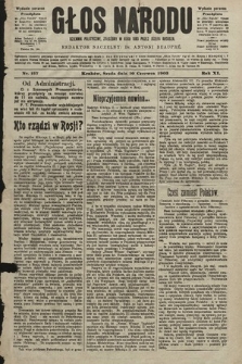 Głos Narodu : dziennik polityczny, założony w roku 1893 przez Józefa Rogosza (wydanie poranne). 1903, nr 157