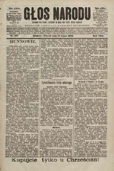 Głos Narodu : dziennik polityczny, założony w roku 1893 przez Józefa Rogosza (wydanie południowe). 1900, nr 172
