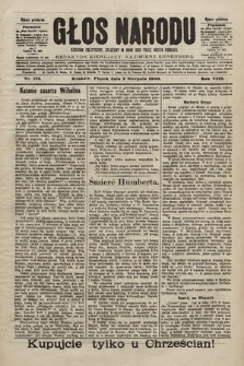 Głos Narodu : dziennik polityczny, założony w roku 1893 przez Józefa Rogosza (wydanie południowe). 1900, nr 175
