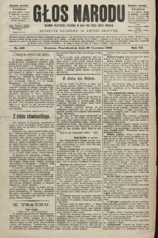 Głos Narodu : dziennik polityczny, założony w roku 1893 przez Józefa Rogosza (wydanie poranne). 1903, nr 169