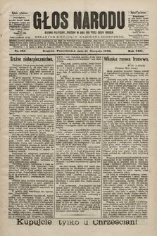 Głos Narodu : dziennik polityczny, założony w roku 1893 przez Józefa Rogosza (wydanie południowe). 1900, nr 183