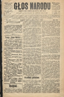 Głos Narodu : dziennik polityczny, założony w roku 1893 przez Józefa Rogosza (wydanie poranne). 1903, nr 178