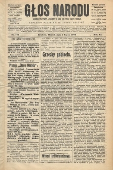 Głos Narodu : dziennik polityczny, założony w roku 1893 przez Józefa Rogosza (wydanie poranne). 1903, nr 183