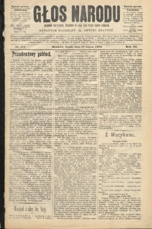 Głos Narodu : dziennik polityczny, założony w roku 1893 przez Józefa Rogosza (wydanie poranne). 1903, nr 191