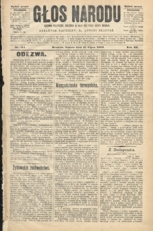 Głos Narodu : dziennik polityczny, założony w roku 1893 przez Józefa Rogosza (wydanie poranne). 1903, nr 194