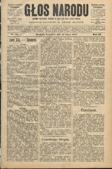 Głos Narodu : dziennik polityczny, założony w roku 1893 przez Józefa Rogosza (wydanie poranne). 1903, nr 199