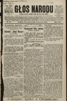 Głos Narodu : dziennik polityczny, założony w roku 1893 przez Józefa Rogosza (wydanie południowe). 1900, nr 205