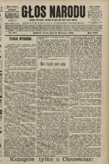 Głos Narodu : dziennik polityczny, założony w roku 1893 przez Józefa Rogosza (wydanie południowe). 1900, nr 207